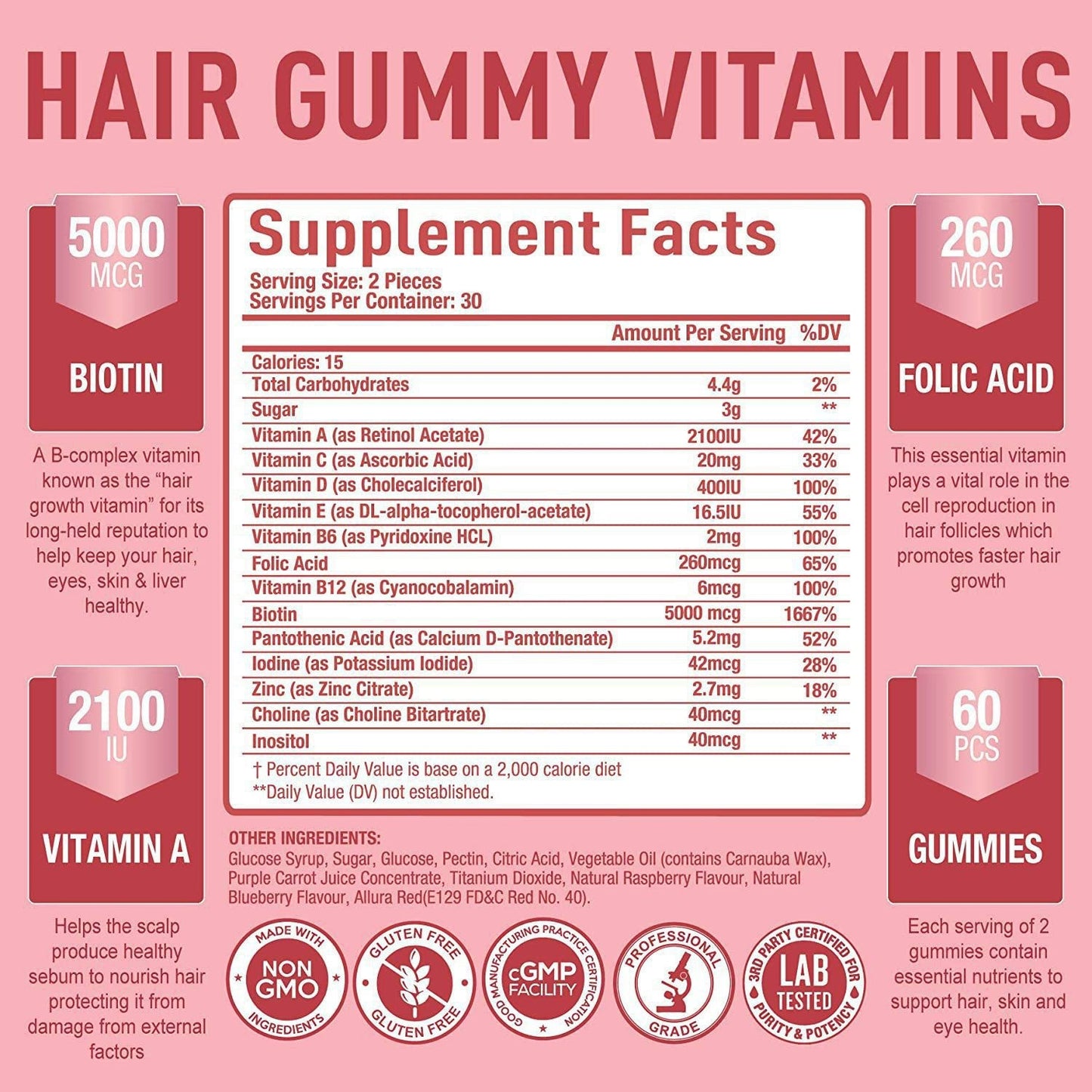 Biotin Hair Support Gummies