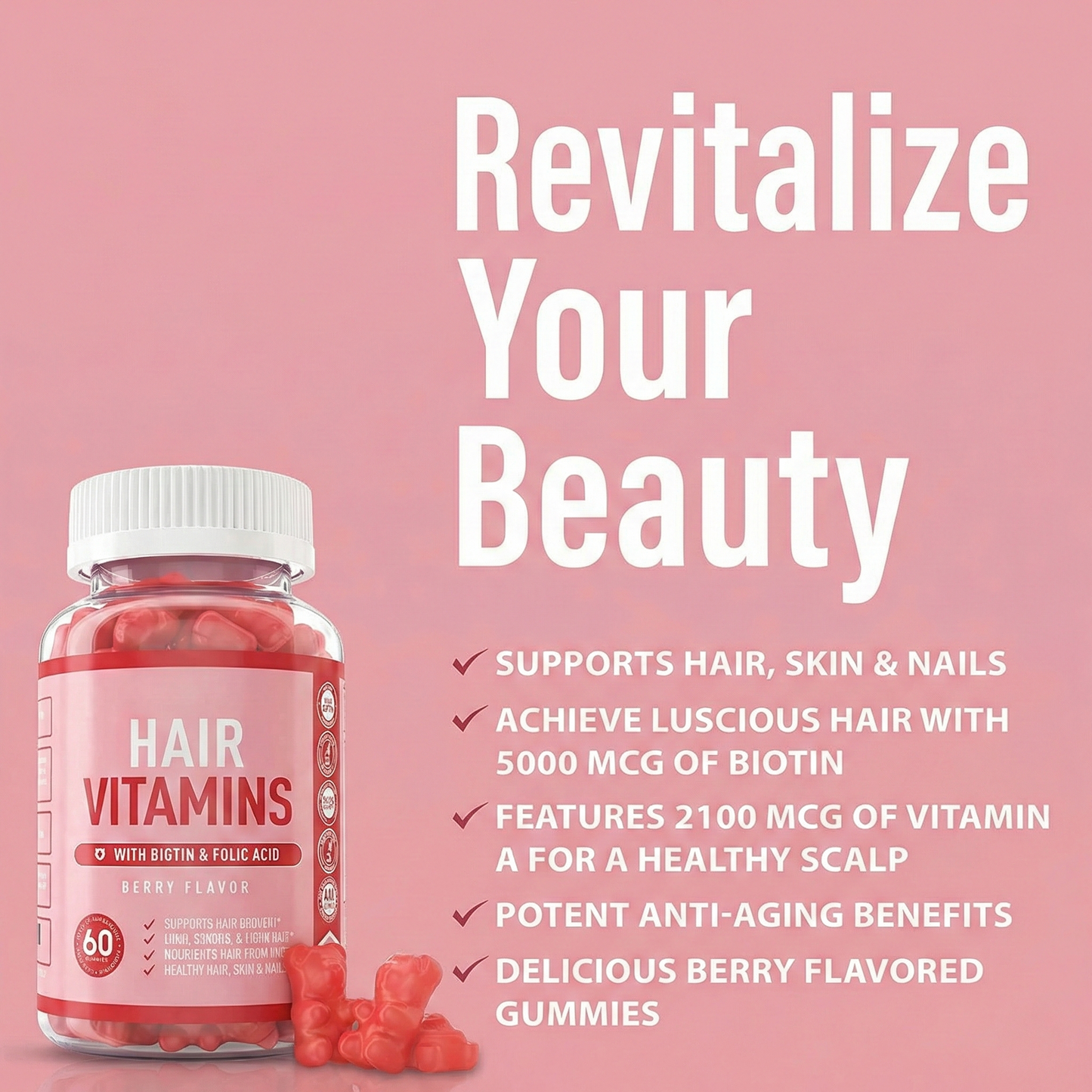 Biotin Hair Support Gummies